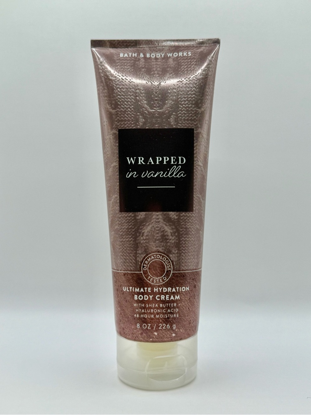 Bath & Body Works WRAPPED IN VANILLA Hydration Body Cream 8oz NEW | No Offers